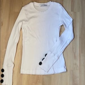 Zara white top